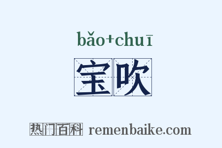 宝吹是什么意思的图片